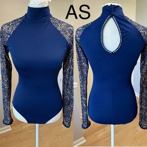 Navy leotard AS